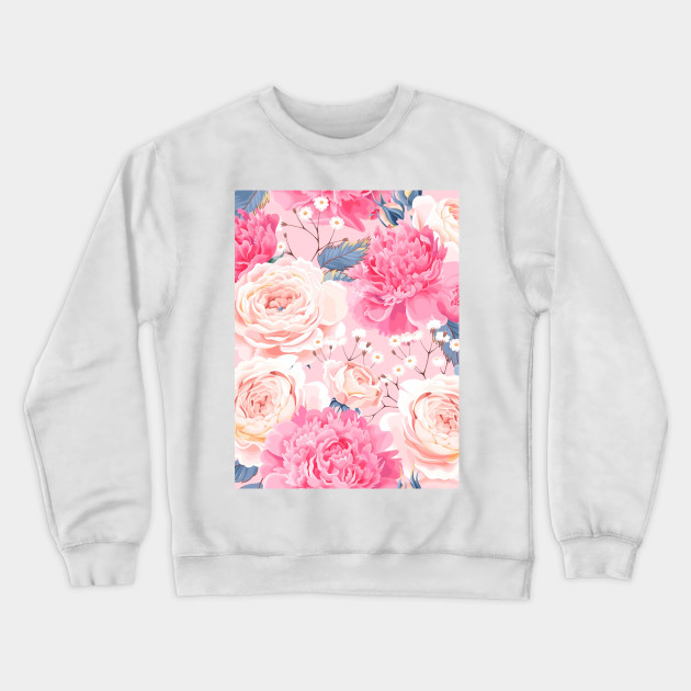 pink floral sweatshirt