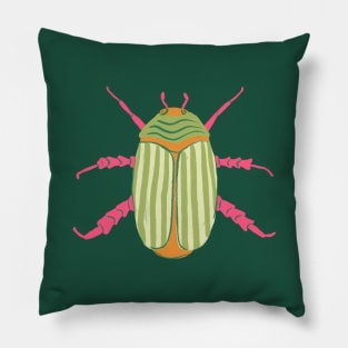 Striped Beetle Pillow