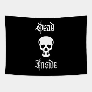 Dead Inside Skull Tapestry