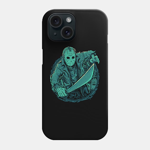 Crystal Lake Slasher Phone Case by svthyp