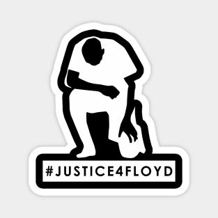 Justice 4 Floyd taking a knee Magnet