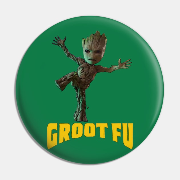 Groot Fu Pin by DistractedGeek