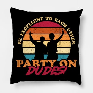 Excellent Adventure of Bill and Ted Pillow