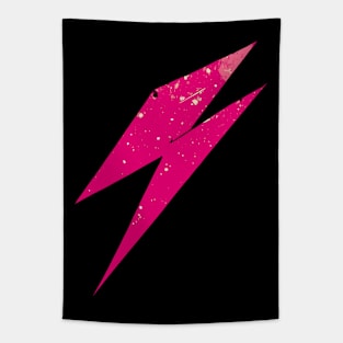 Street art vintage pink lightning bolt thunder Tapestry