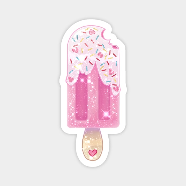 Sparkling ice cream Magnet by SherCore