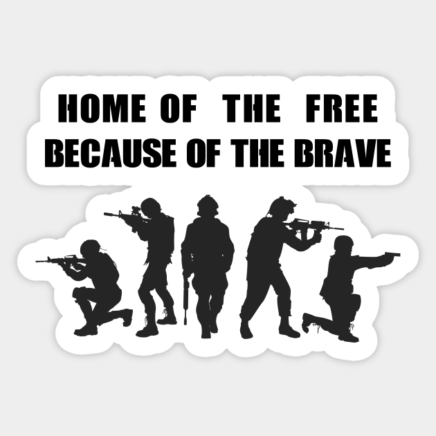 home of the free because of the brave tank