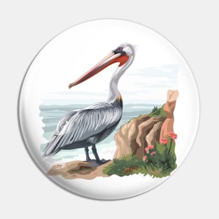 Pelican Art Pin