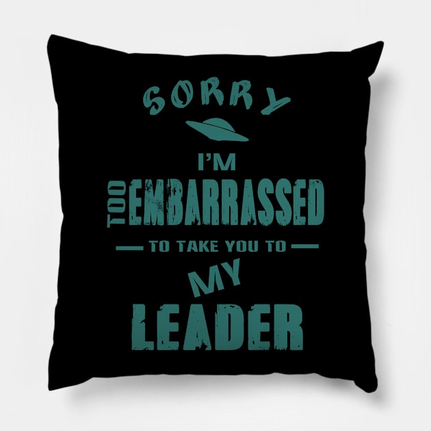 Sorry I'm too embarrassed to take you to my leader Pillow by rodmendonca