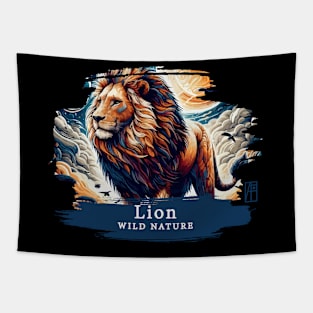 Lion - WILD NATURE - LION -2 Tapestry