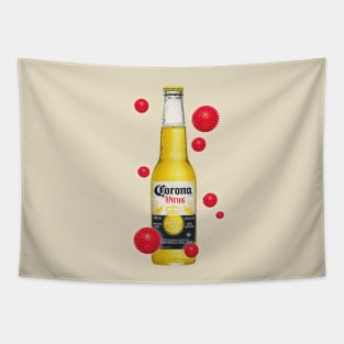 Corona Virus Beer Tapestry