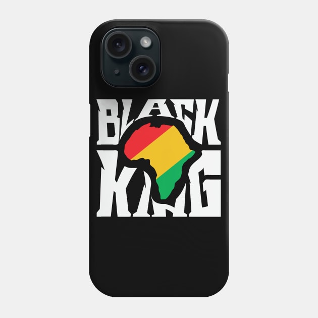 Black King, Black History Month, Black Lives Matter, African American History Phone Case by UrbanLifeApparel