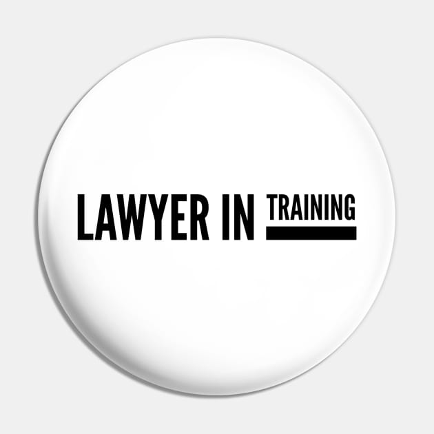 Lawyer In Training Pin by Textee Store