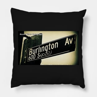 Burlington Avenue, Los Angeles, California by Mistah Wilson Pillow