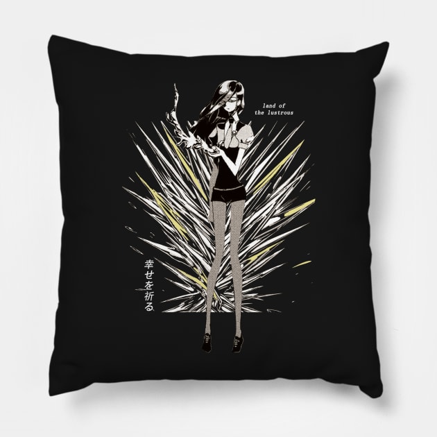 Land Of The Lustrous ''PRAY FOR HAPPINESS'' V2 Manga Anime Pillow by riventis66