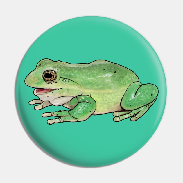 Tree Frog Pin by Heather Dorsch Creations