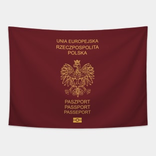 Polish passport Tapestry