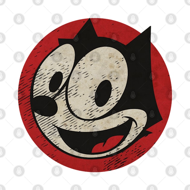 Vintage Felix Cat by CTShirts