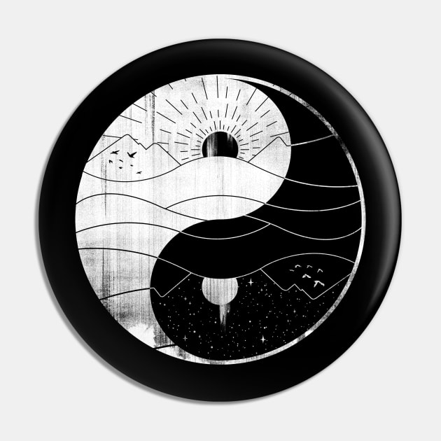 Yin Yang Nature Pin by Gammaray