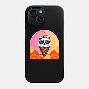 Kitty Cone Geo Arch Phone Case