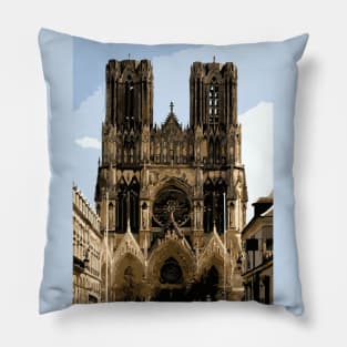 Celebrating Notre Dame I Church Paris France Travel Pillow