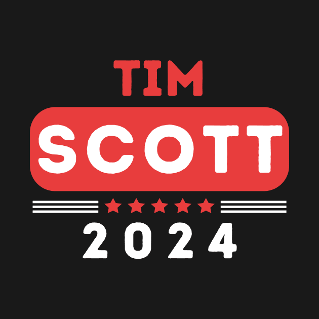 Tim Scott 2024 For President by Teewyld