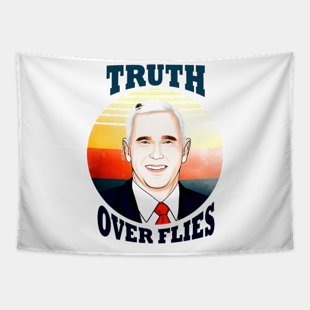 Truth Over Flies Tapestry by GALER