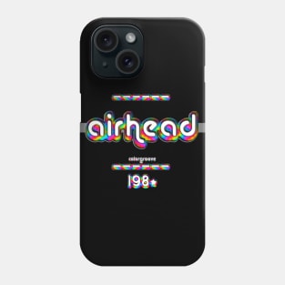 Airhead 1980 ColorGroove Retro-Rainbow-Tube nostalgia (wf) Phone Case