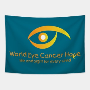 WE C Hope Gold Logo Tapestry