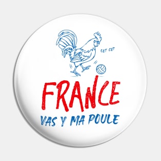 France football soccer Pin