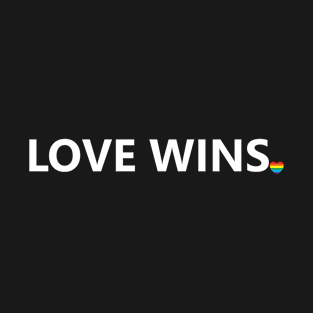 Love Wins Rainbow Heart T-Shirt