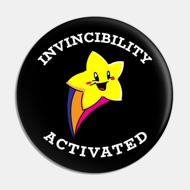 Invincibility Activated Pin by playerpup