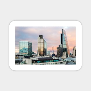 City of London Evening Skyline Magnet