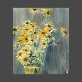 Vase with Blackeyed Susans by Hannah Borger Overbeck T-Shirt