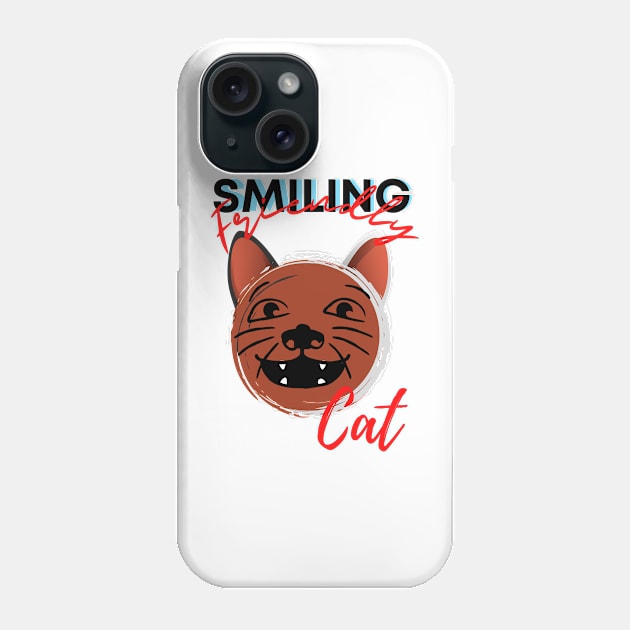 smiling friendly cat, smiling friends, smiling friends cat Phone Case by BeatyinChaos