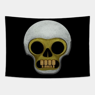 Grey Skull Tapestry