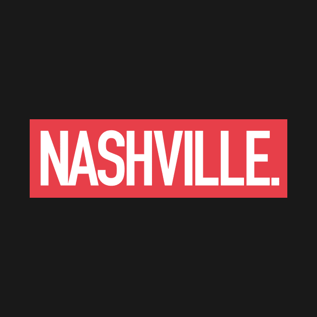 Nashville, Tennessee Red Block by thepatriotshop