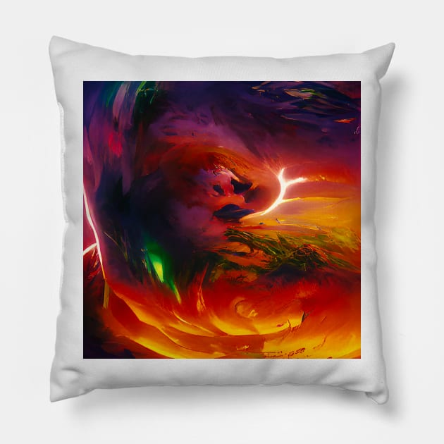 Magma Pillow by Mihadom