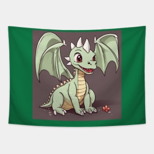 Cute baby dragon Tapestry