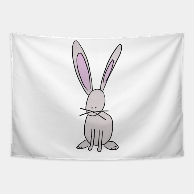 Silly bunny Tapestry by Oranges