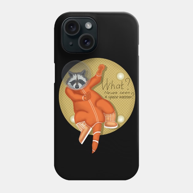 Space Raccoon. What? Never seen a space raccoon? Phone Case by KateQR