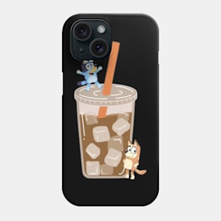 bluey coffee Phone Case