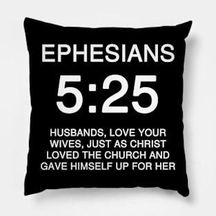 Ephesians 5:25 Bible Verse NIV Text Pillow