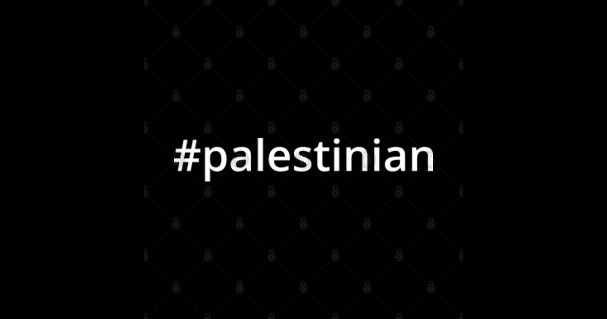 Hashtag Palestinian Hashtag Palestinian Sticker TeePublic