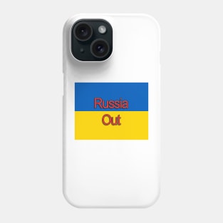 Anti Russia Ukraine Flag Peace Concept Phone Case