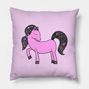 Pink Ponytail Pillow