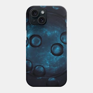 Galaxy Planet Teal Space Phone Case