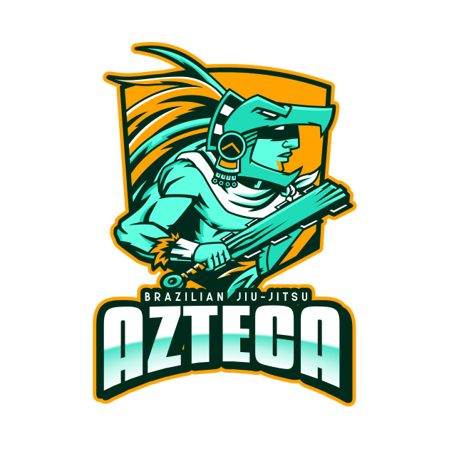 Azteca Brazilian Jiu Jitsu Bjj by Tip Top Tee's