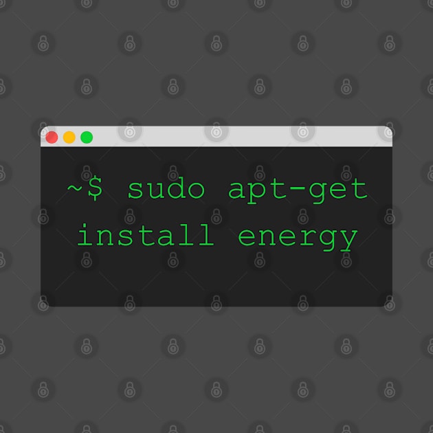 sudo apt get install energy by leo-jess