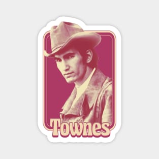 Townes Van Zandt RETRO Magnet