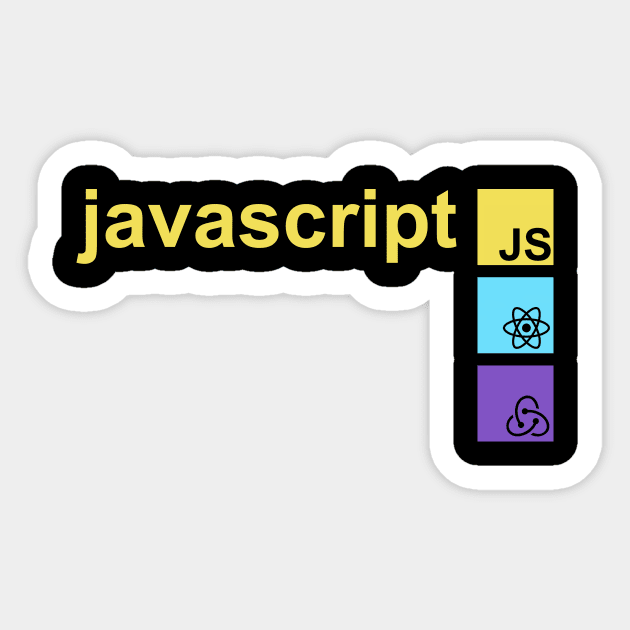 Javascript Modern Design - Javascript - Sticker | TeePublic